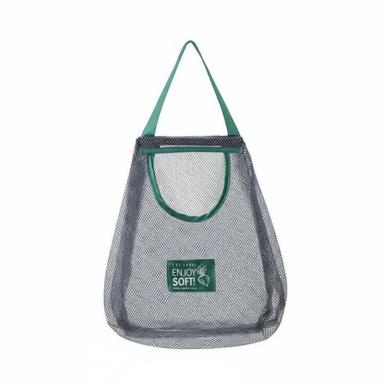 Hanging Mesh Storage Bag Mobile Kitchen Storage Net Space Saving Hanging Mesh Bag for Pantry, Wall Mount, RV