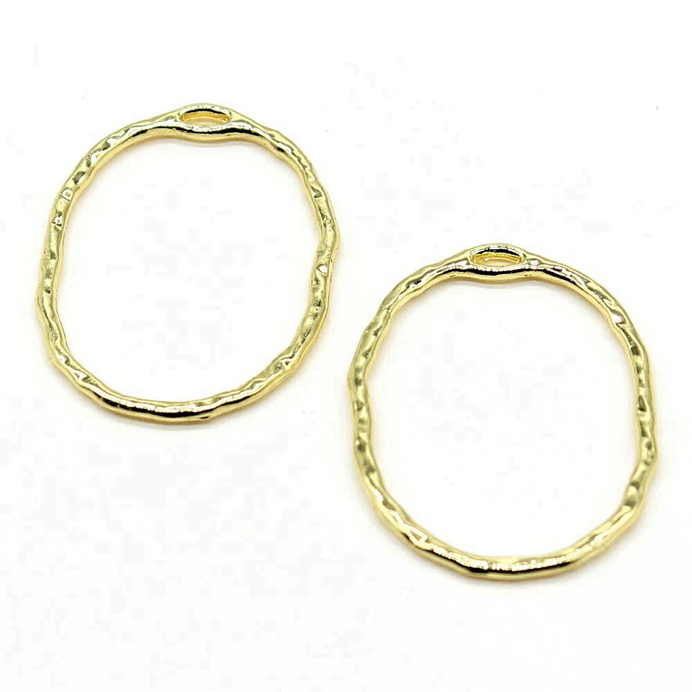 Jewelry For Woman Oval Charms Vintage Findings 10pcs