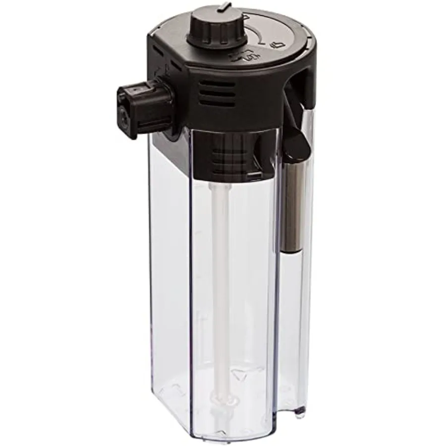 Milk Container for EN750 Lattissima Pro Coffee Machine Stainless Steel Silver High Capacity and Easy to Clean