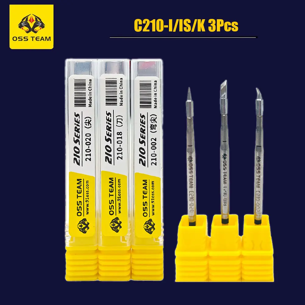 OSS T210 Smart welding Station Digital Welding Equipment welding Machine for Electronic Mobile Phone PCB Repair Tools C210 Tip