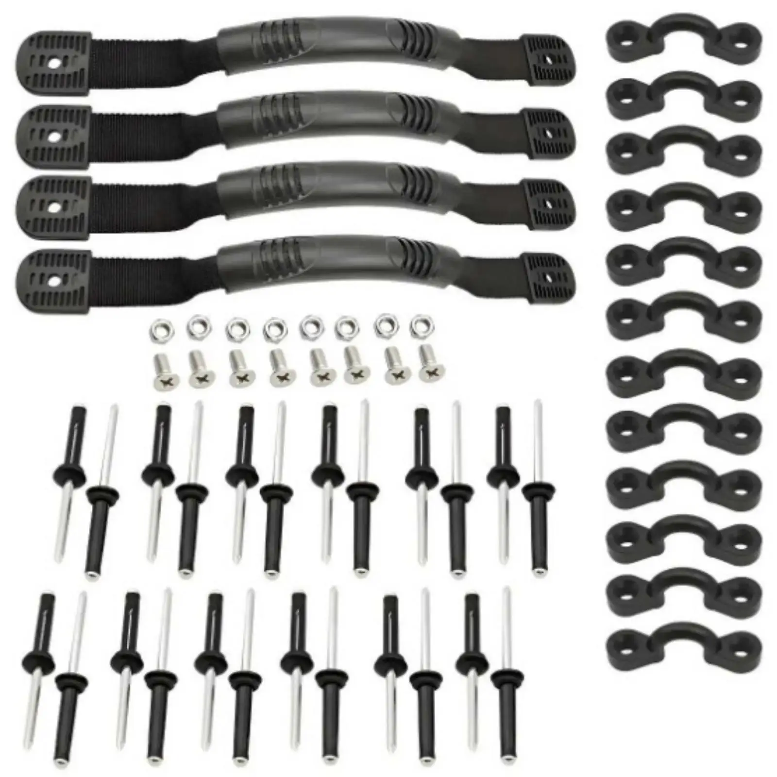 4 Pieces Kayak Handle Universal Fit Kayak Handle Replacement Kit Ergonomic