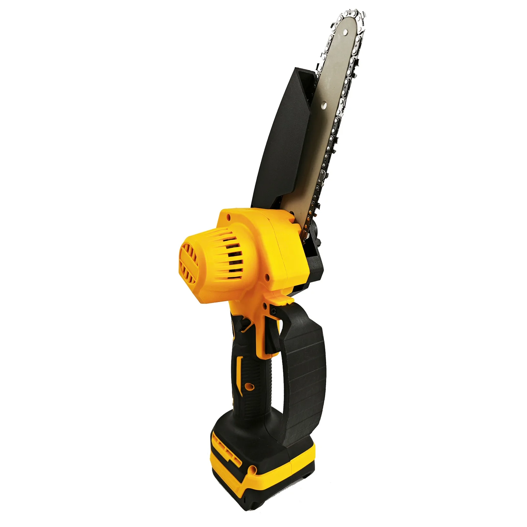 Mini motosserra para carpintaria, com lubrificador automático, elétrica, 6 polegadas, serra portátil, ferramenta elétrica para dewalt, bateria de 18v