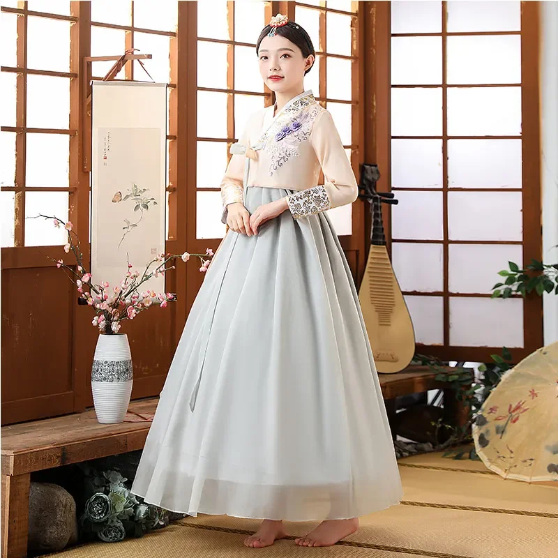 Abbigliamento Abito da ballo nazionale asiatico Abito tradizionale coreano da fata Hanbok Abito da donna Hanbok da sposa per palazzo per palcoscenico
