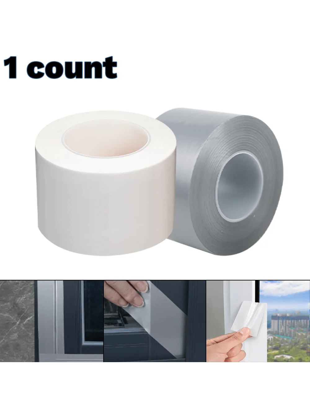 

1 рулон зимней ветрозащитной и теплой защитной пленки для окон, ветрозащитной самоклеющейся пленки для дверей и окон, отрывная.