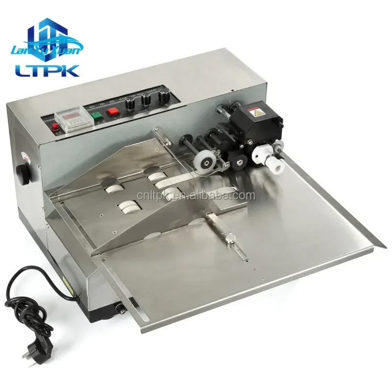 LTPK MY-380F Paper Bag Pouch Sachet Production Expiry Date EXP MFG Batch Code Solid Ink Print Coding Machine For Small Business