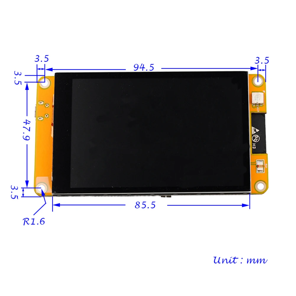 3.5" ESP32 Display ESP32-WROOM-32 WiFi+BT Dual-core MCU Development Board 320x480 3.5inch TFT LCD Capacitive Touch Screen ST7796