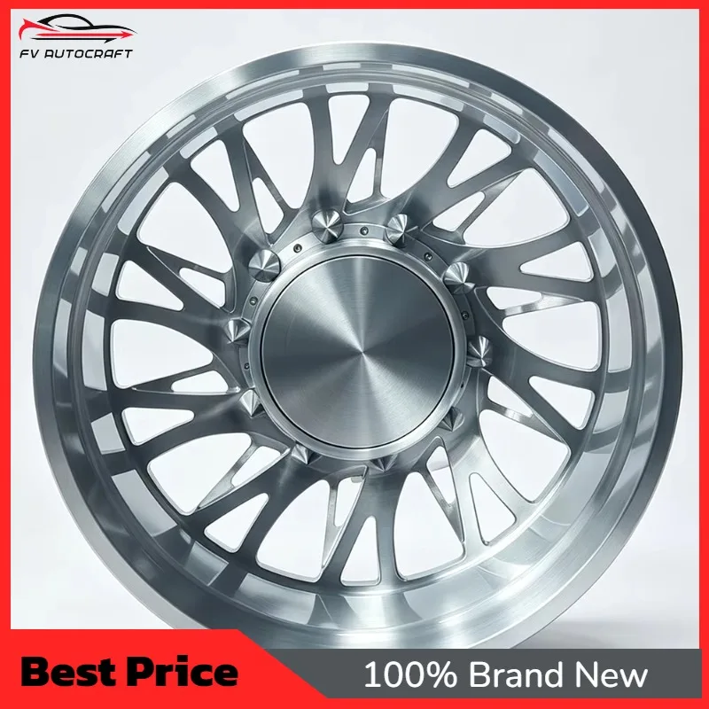 【2026】American Force Alternative Spike Design Forged Dually Rims 22 24 26 Inch Polish 8/10 Lug For Chevy GMC Ford Dually Pickup