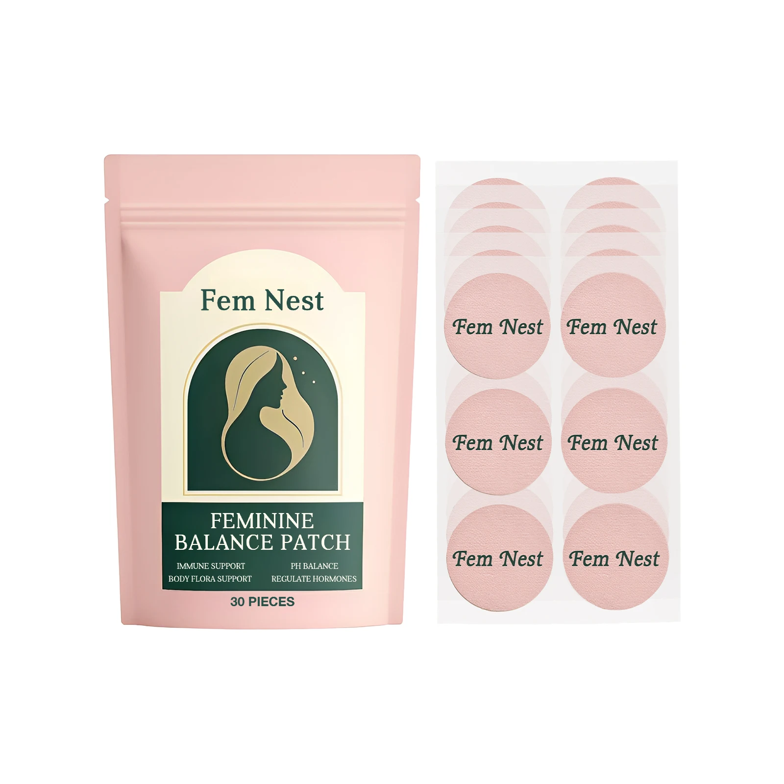 رقعة التوازن الأنثوية للنساء لفترة الطمث تستعيد هرمون الإغاثة ويقلل الرائحة ويحسن الأسرار ويخفف الانزعاج المهبلي