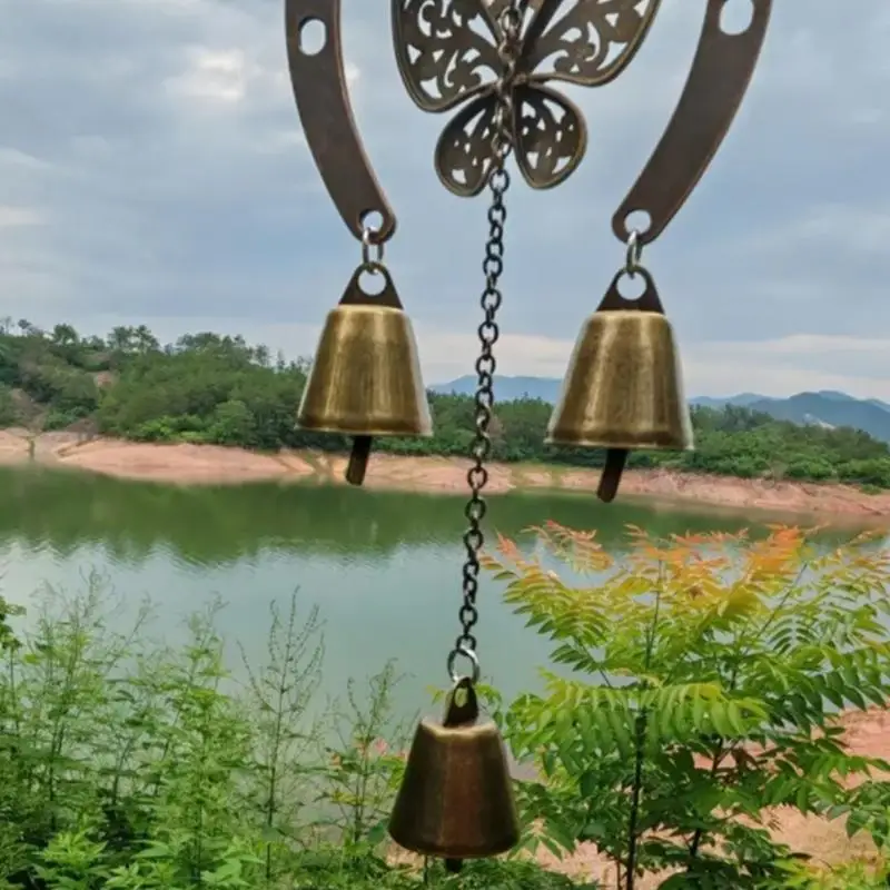 Metal Wind Horseshoe Outdoor Decoration Weatherproof Wrought Iron