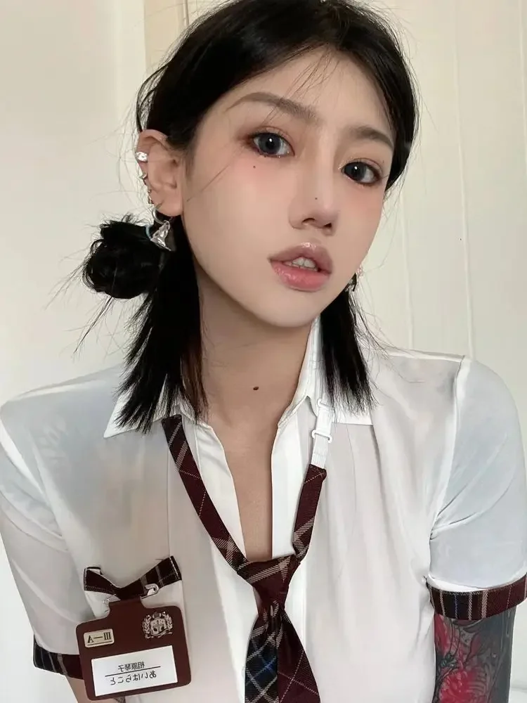 Uniforme saia pura sexy cosplay jk uniforme saia terno cintura departamento japonês ol sexy jk uniforme escolar conjunto