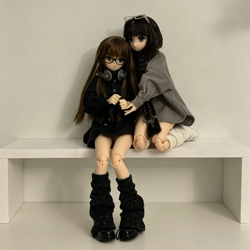 For OB22/24 Doll Handmade Korean Style Oversize Shirt For Azone 1/6 BJD Blythe Dolls Outfit Clothes view 5