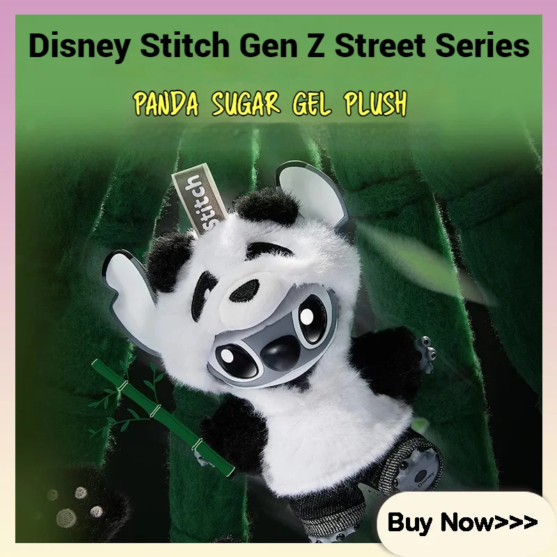 

Ограниченная серия Stitch Genz Street Series, виниловая плюшевая глухая коробка с пандой, милая подвесная открытка, изысканная сумка-подвеска, игрушка-сюрприз, подарки