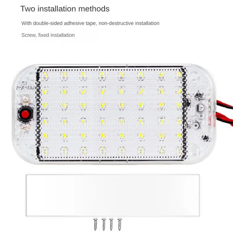 LED Panel Light Car Interior Reading Lamp High Brightness Cabin Lights for Van Truck RV Boat Camper Lights Strip 12V-24V