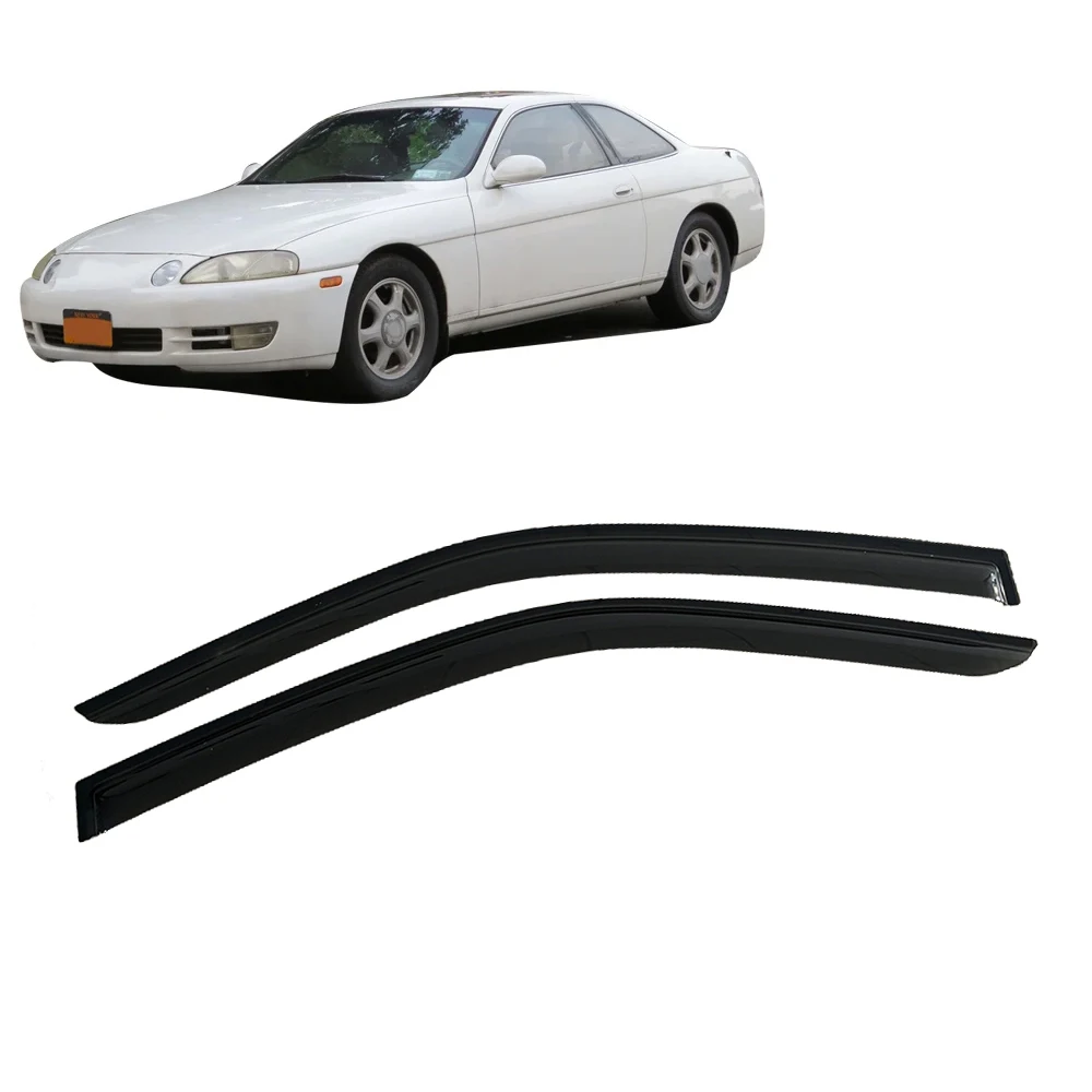 Window Visor for Lexus SC300 Z30 1992 1993 1994 1995 1996 1997 1998 1999 2000 Wind Deflectors Rain Guards Door Visor Vent Shades