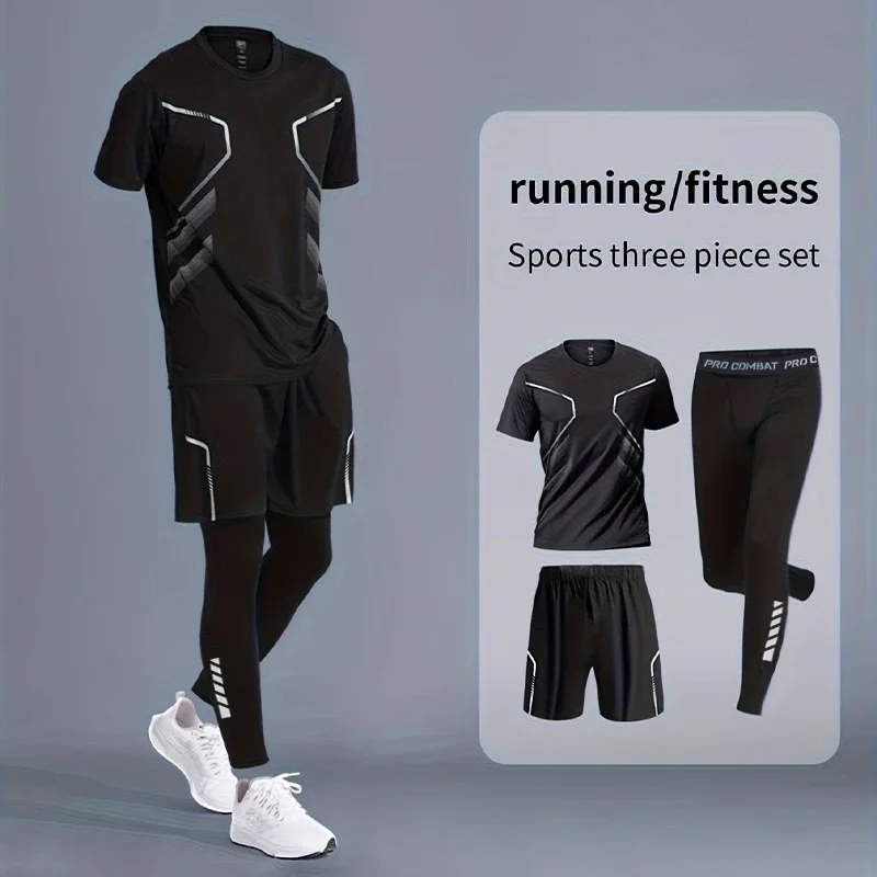 

The 2025 new running set features novel printed designs, is soft and highly elastic, and allows for effortless movement
