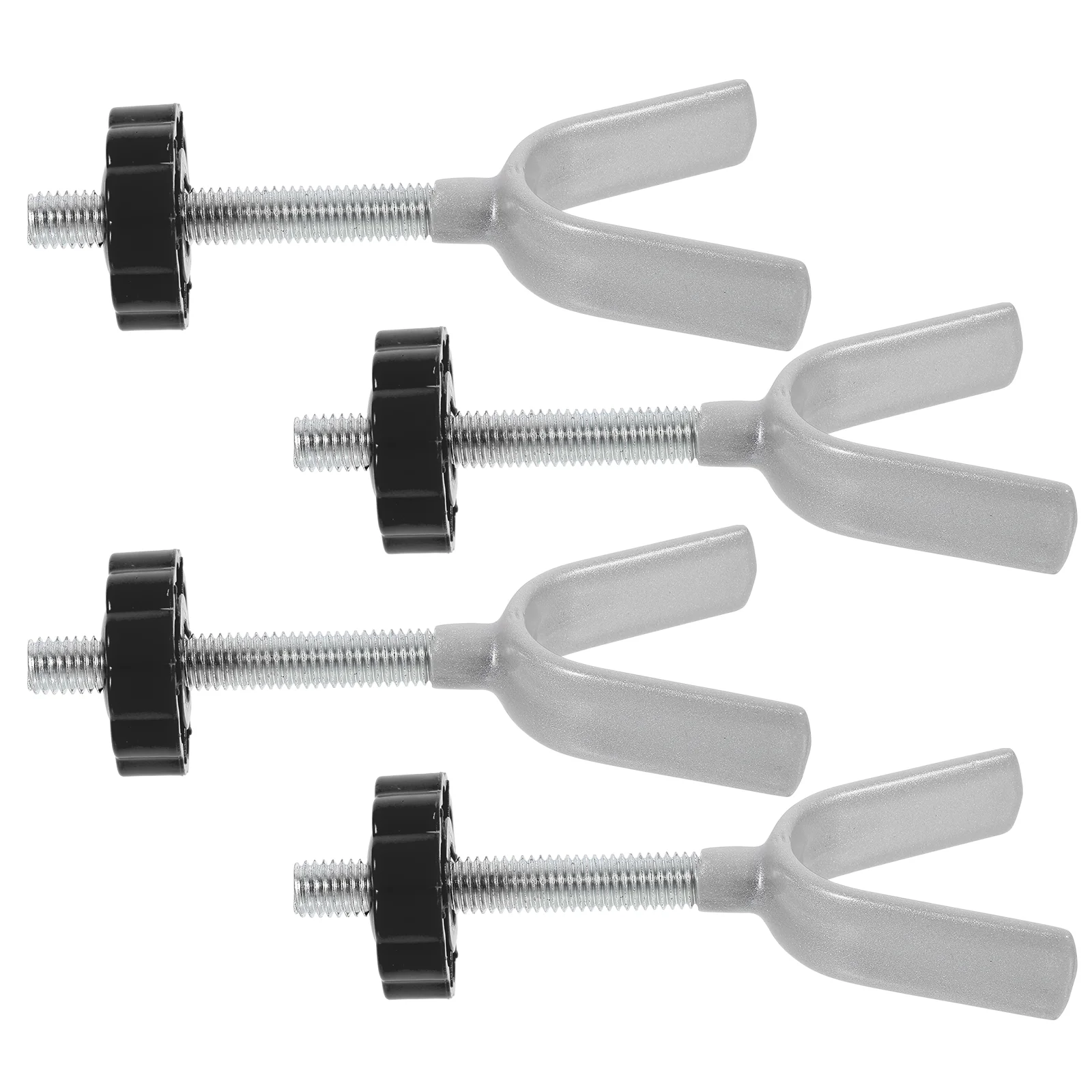 Y-Shaped Top Bolt Bolts, Pet Dog Cerca Interior, Lagging Ferramenta Escada, Guardrail Peças com Porcas, Portão de Segurança, bebê, 4 pcs