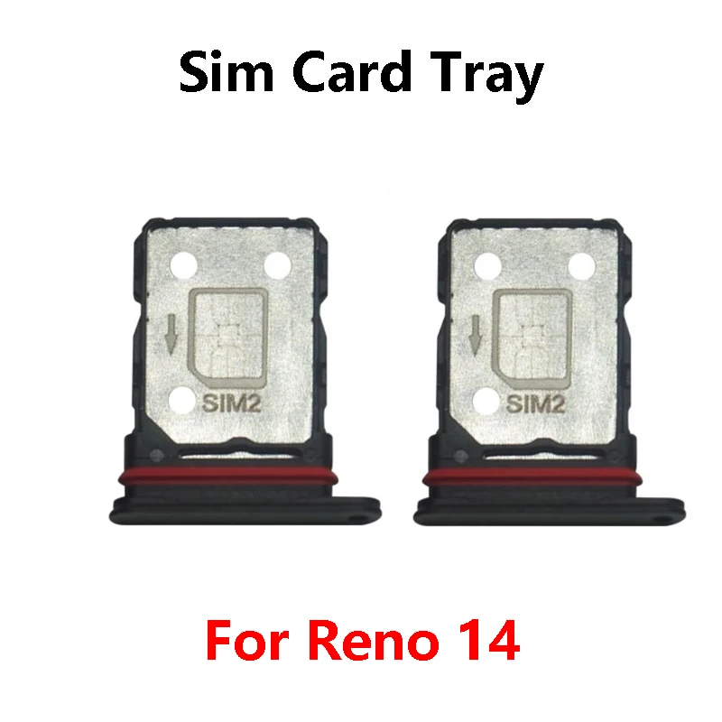 

For Oppo Reno14 Reno 14 Pro F 5G SIM Card Tray Slot Holder Adapter Socket Repair Parts