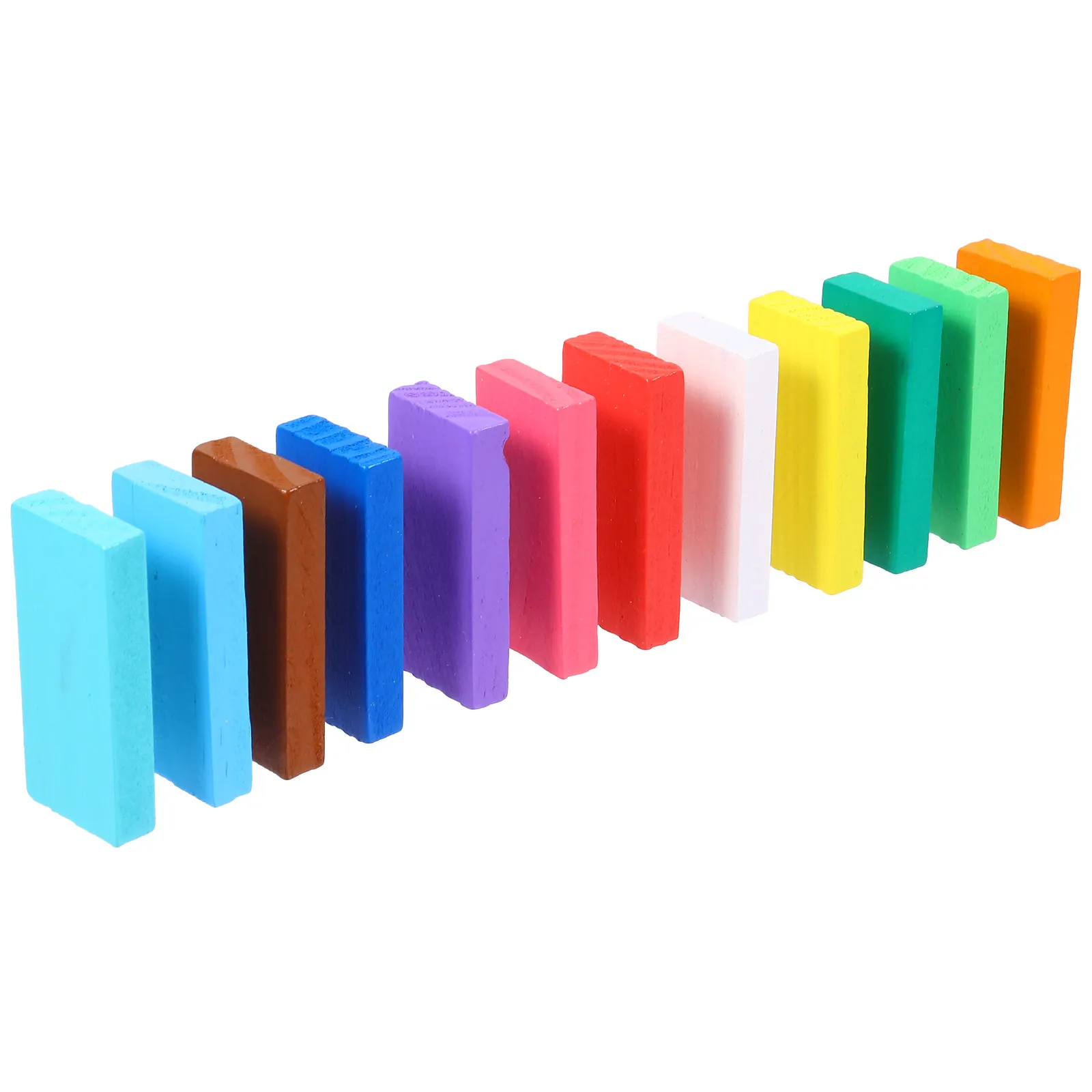 

240Pcs Creative Domino Blocks Set Early Educational Fun for Kids Wooden Domino Building Game Learning Development
