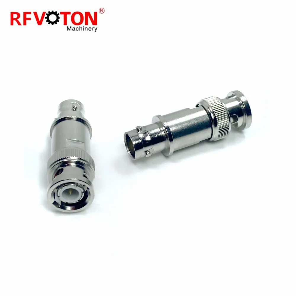 Free shipping three coaxial female to two coaxial male TRB female to BNC male three bayonet adapter 237-BNC-TRX