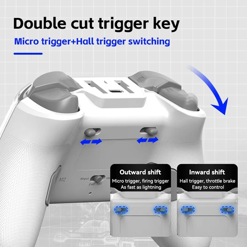 

A04R Bluetooth Gamepad for Switch Controller Joystick for Switch Game Console 6-Axis Handle Hall Effe PC Android IOS Black