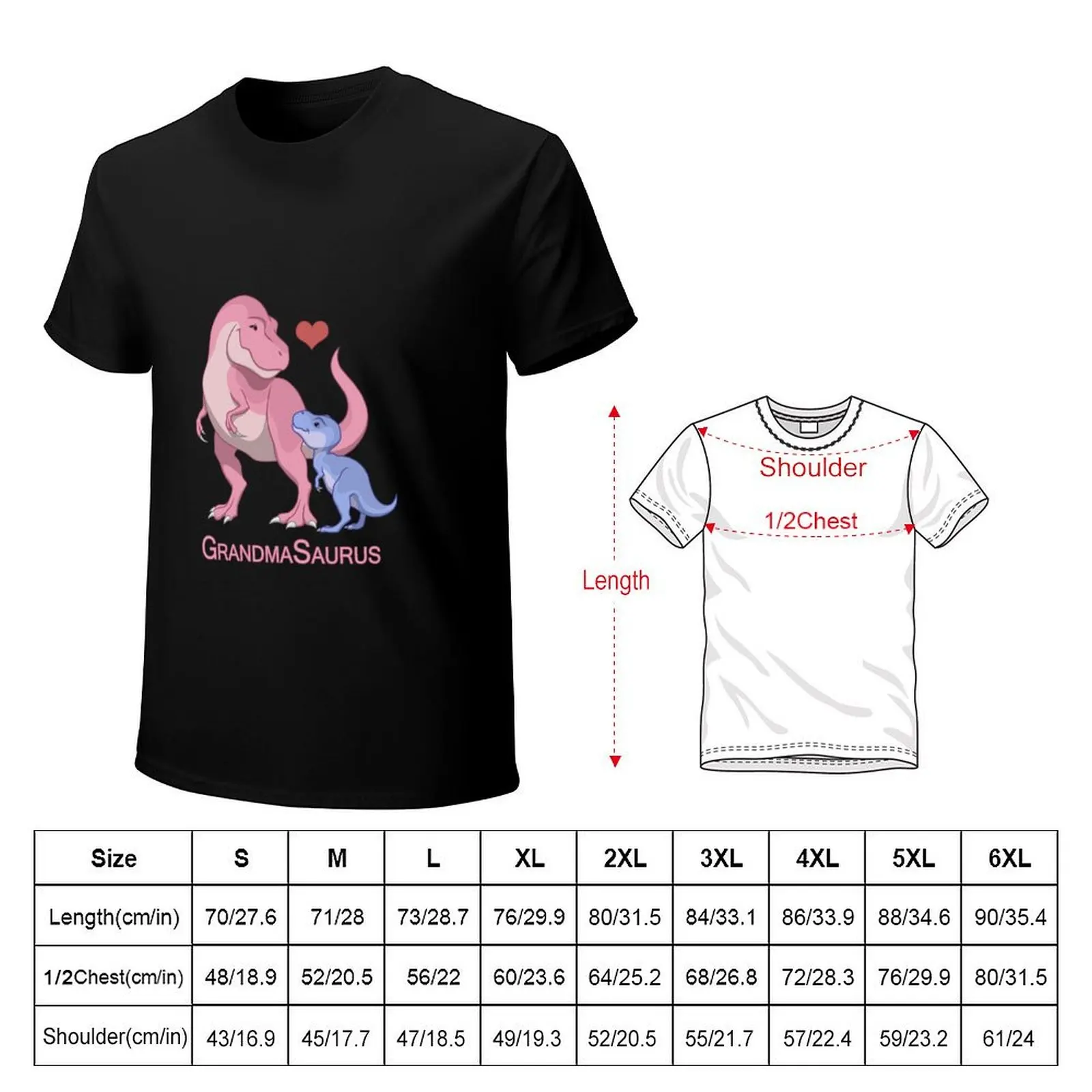 GrandmaSaurus Grammy TRex Baby Boy Dinosaur T-Shirt summer clothes heavyweights anime figures mens graphic t-shirts big and tall