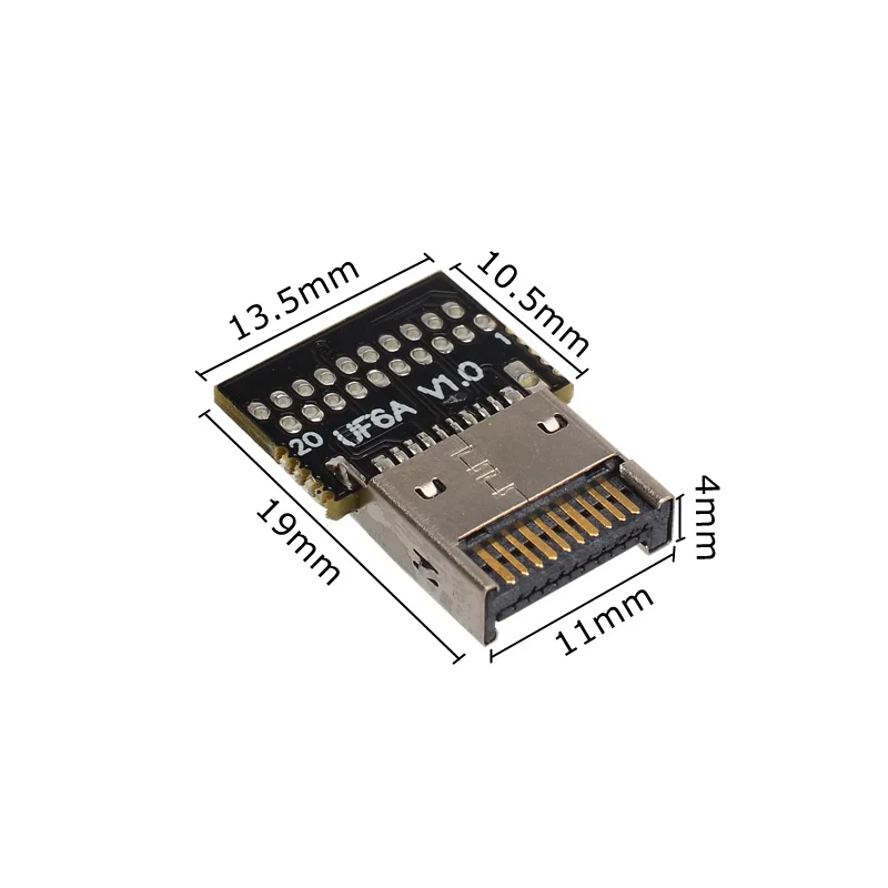 USB 3.1 타입-E 커넥터, DIY USB 장치 타입 C USB-C, USB 3.0, 19 핀, 20 핀 용접 어댑터 케이블, 2 세대, 10Gbps, 20Gbps, TX-TX TX-RX