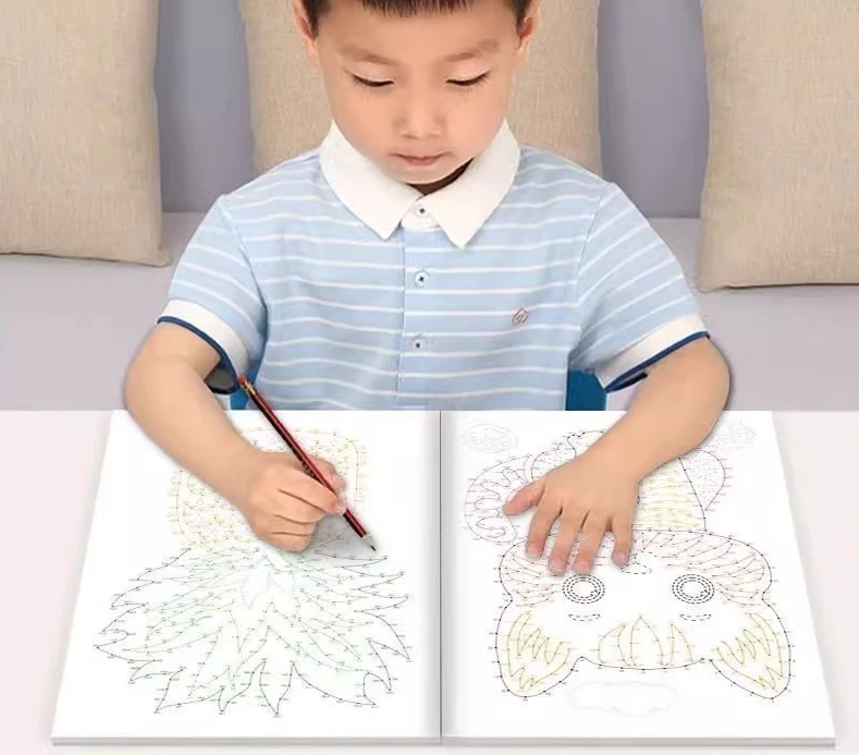 2 Books of Number Connect-the-Dots - 54 Pages per Book. Includes Number Dot-Connecting Patterns, Coloring Pages, and Graphic
