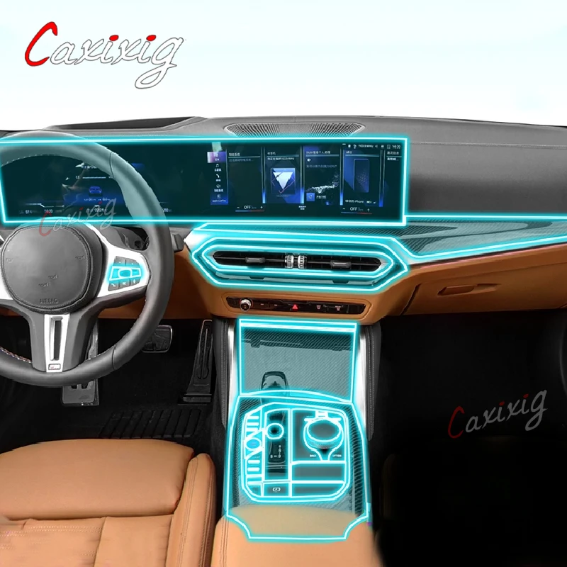 para-bmw-i3-i4-g26-2022-interior-do-carro-console-central-transparente-tpu-pelicula-protetora-anti-risco-reparacao-filme-acessorios-retrofit
