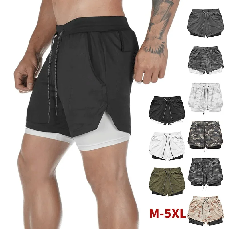 

Men's Running Shorts Basketball Shorts Quick Dry Swim Beach Sport Short Pants Bodybuilding Fitness Training Workout Gym Shorts