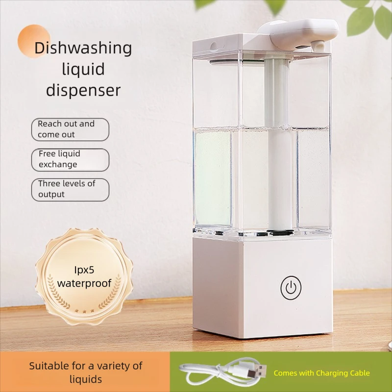 

Detergent Automatic Sensing Machine Kitchen Intelligent Self-service Soap Dispenser Dishwashing Hand Sanitizer Sink Wall-mounted