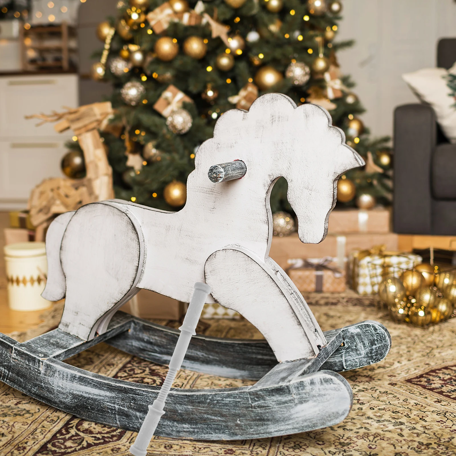 

Universal Plastic Rocking Horse Handle Replacement Ergonomic Children Riding Accessories Indoor Outdoor Comfortable