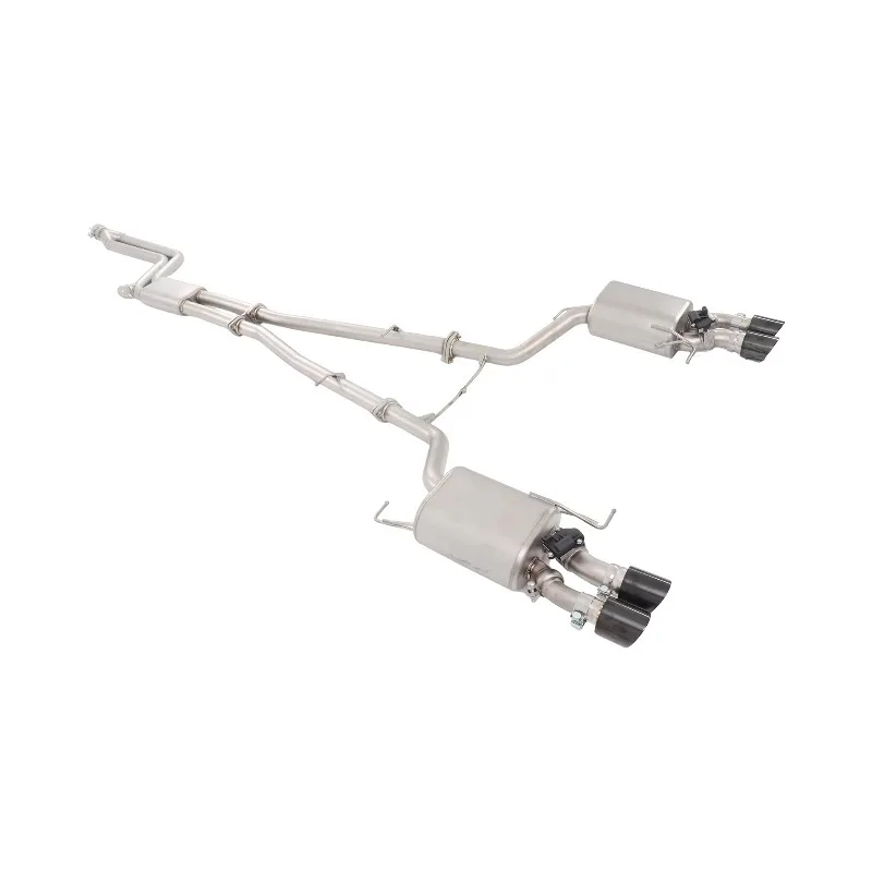 Sandblasting Exhaust Pipe with Dual Sided Four Outlets and Valves  PX