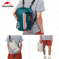 Naturehike 25L/15L/10L Camping Backpack Waterproof Bag Outdoor Portable Dry Wet Separation Large Capacity Hiking Storage Bag