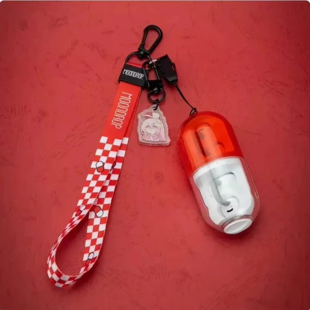 

Wireless Bluetooth 6.0 Misic Capsule Earphone OWS Ear-clip AI Noise Reduction Sports Headset Lanyard Included For Gamer Gifts