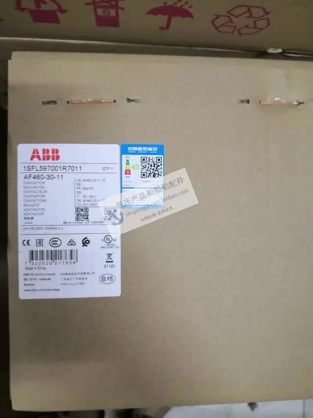 

2025 New Original Genuine ABB Contactor AF460-30-11*100-250VAC/DC AC/DC Universal