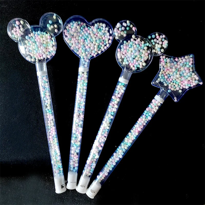 Luminous Stick Princess Love Fluorescent Stick Glow In The Dark Toys Fairy Stick Girls Dress Up Props Children's Luminous Toys