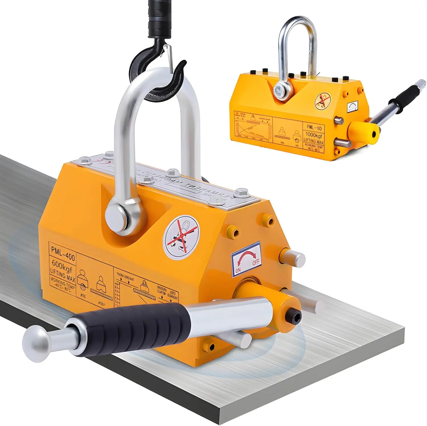 العرض المباشر رافعة قوية للخدمة الشاقة رفع المغناطيس 100 كجم-600 كجم حالة جديدة رافعة مغناطيسية دائمة