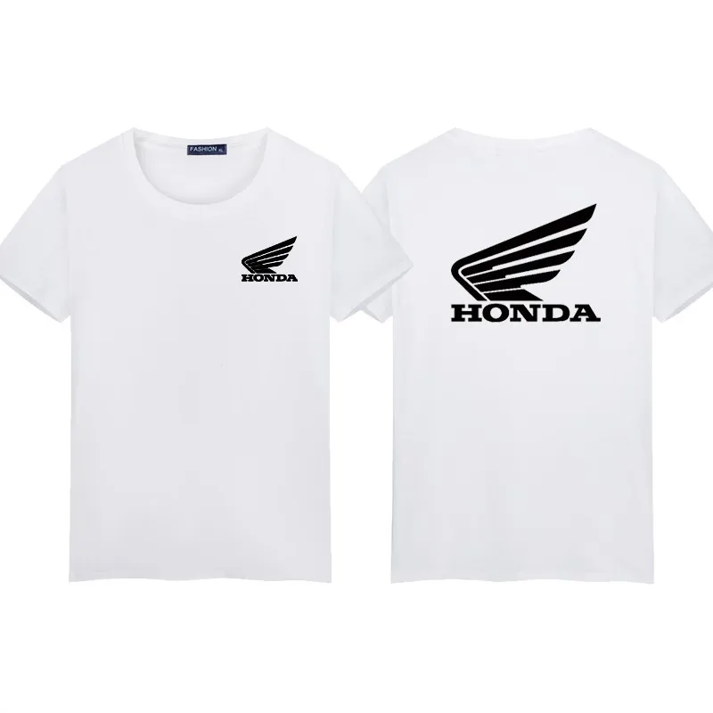 

Honda Fashion New Japan Honda Work Clothes Short-sleeved Repair Shop Custom Yamaha Motorcycle Advertising Shirt T-shirt Print