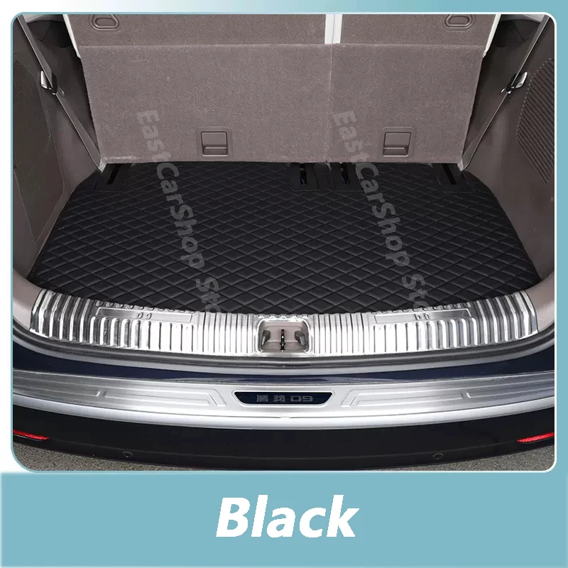 For Denza D9 2022 2023 Car Rear Trunk Mat Cargo Boot Liner Decoration Rear Boot Protection Luggage Accessories Cover