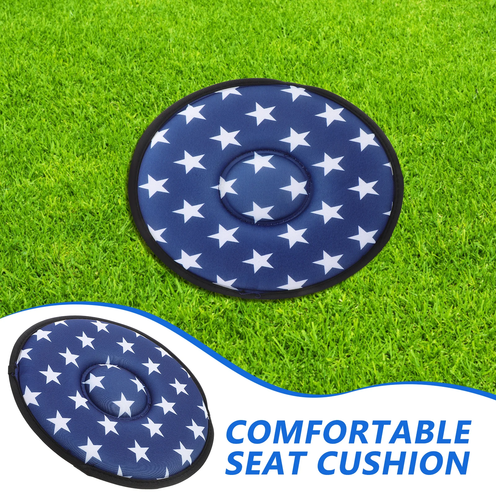 

New Rotating Cushion Travel Accessories Folding Stool Seat Collapsible Portable Pad Outdoor Beach Sitting Polypropylene Chair