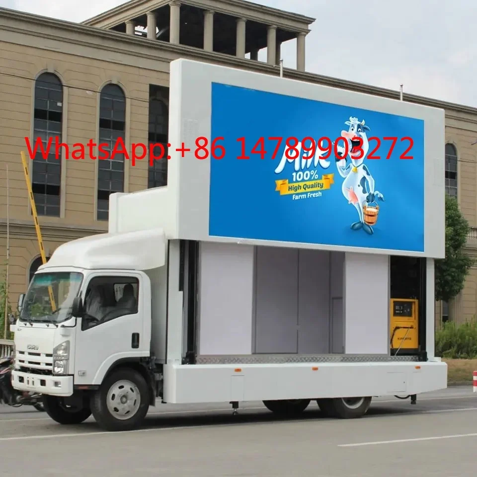 Outdoor Video Wall Sign Mobile Truck P5 LED Panel Sign for Advertising