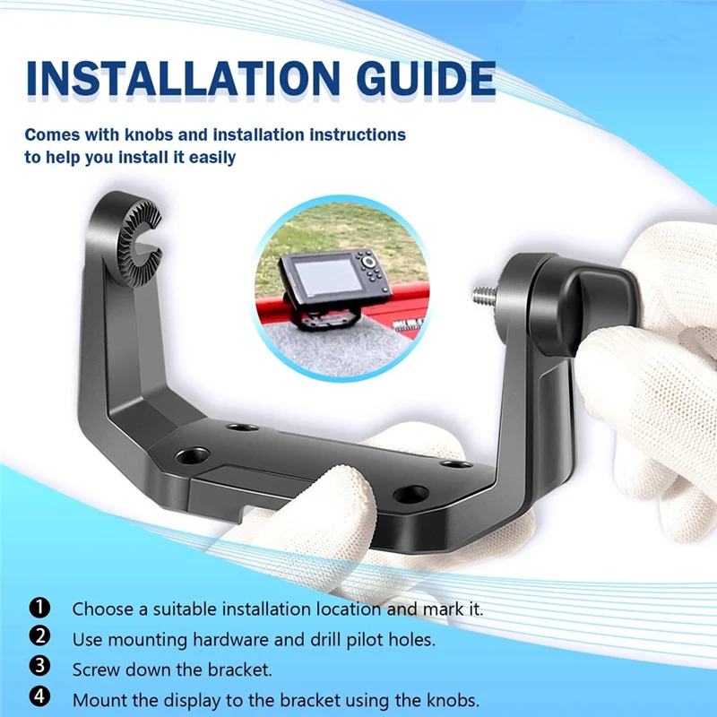B92B-Gimbal قوس تصاعد قوس لسلسلة Humminbird Helix-5 740143-1 Gimbal قوس