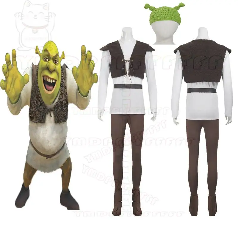 Anime has a monster appearing Shrek cosplay set Halloween carnival cosplay costume hot
