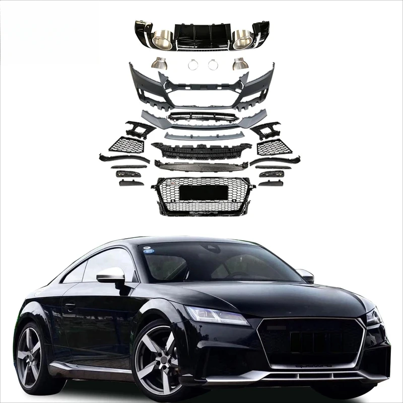 

TT Car Bumpers For TT TTS 2015+ Upgrade TTRS Bodykit Front Car Bumper Diffuser Tips
