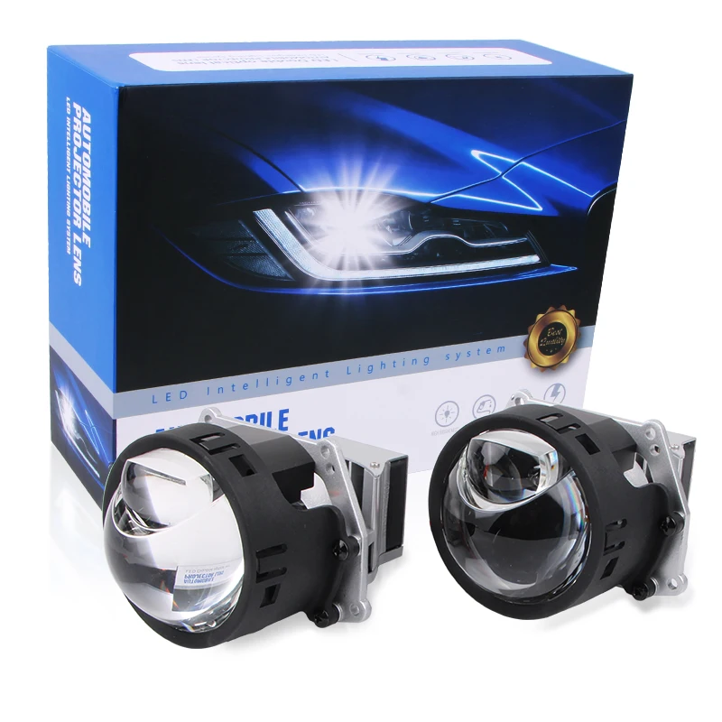 

3.0 Inch Bi-Led Projector Lenses Single Lens Headlights Automotive Lighting System White Light 6000K Laser Led Headlight Bulbs