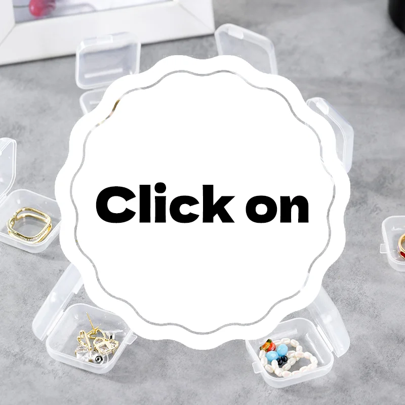 

Квадратная прямоугольная упаковочная коробка, полипропиленовая коробка для хранения, мини-прозрачный пластиковый чехол-контейнер для ювелирных изделий, бусин, мелких предметов