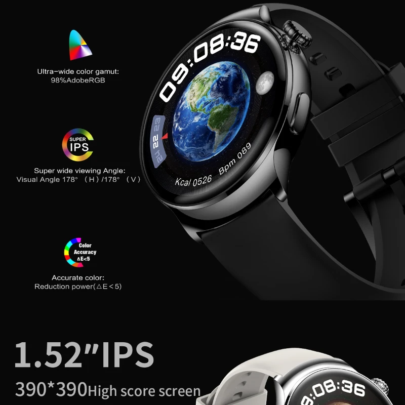New Smart Watch NFC Bluetooth Talk Watch Heart Rate Blood Oxygen Health Monitoring Sports Large Screen Smartwatch for Xiaomi IOS