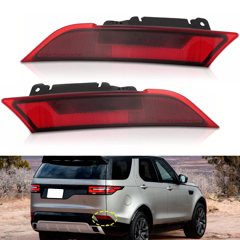 Car Rear Bumper Reflector Light For Land Rover Discovery 2017 2018 2019 Rear Brake Light Tail light LR082084 LR082083