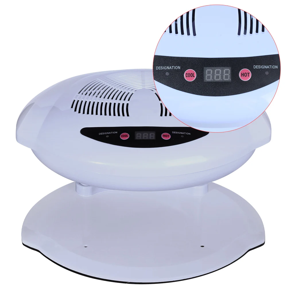 LULAA Lucht Nageldroger 400W Intelligente Automatische Sensor Warme en Koude Lucht Nagellak Droogventilator Manicure Tool Beide Handen Voeten Gebruik