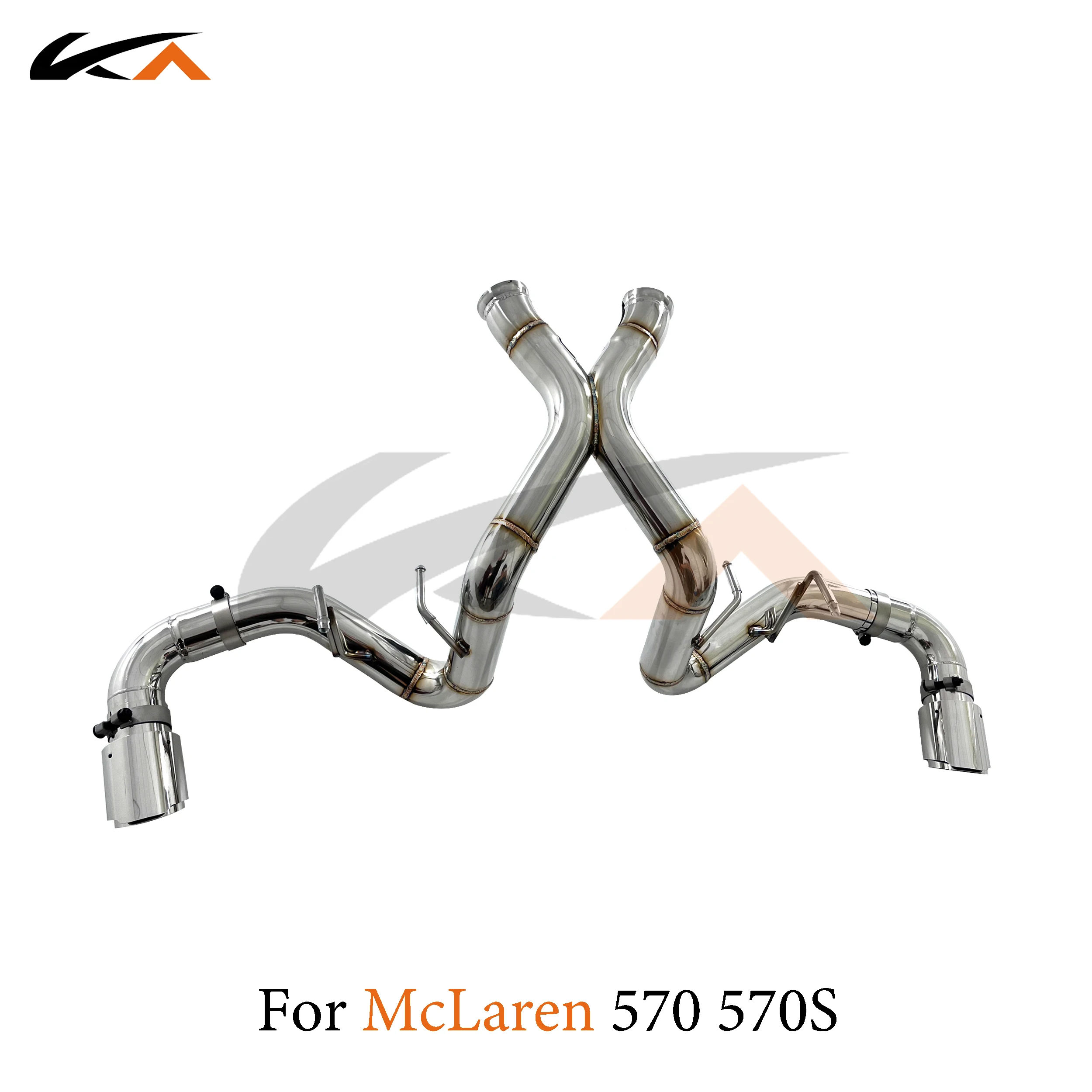 

KA Tuning exhaust system stainless catback for McLaren 570 570S 570GT 3.8T rear section performance parts with straight pipe